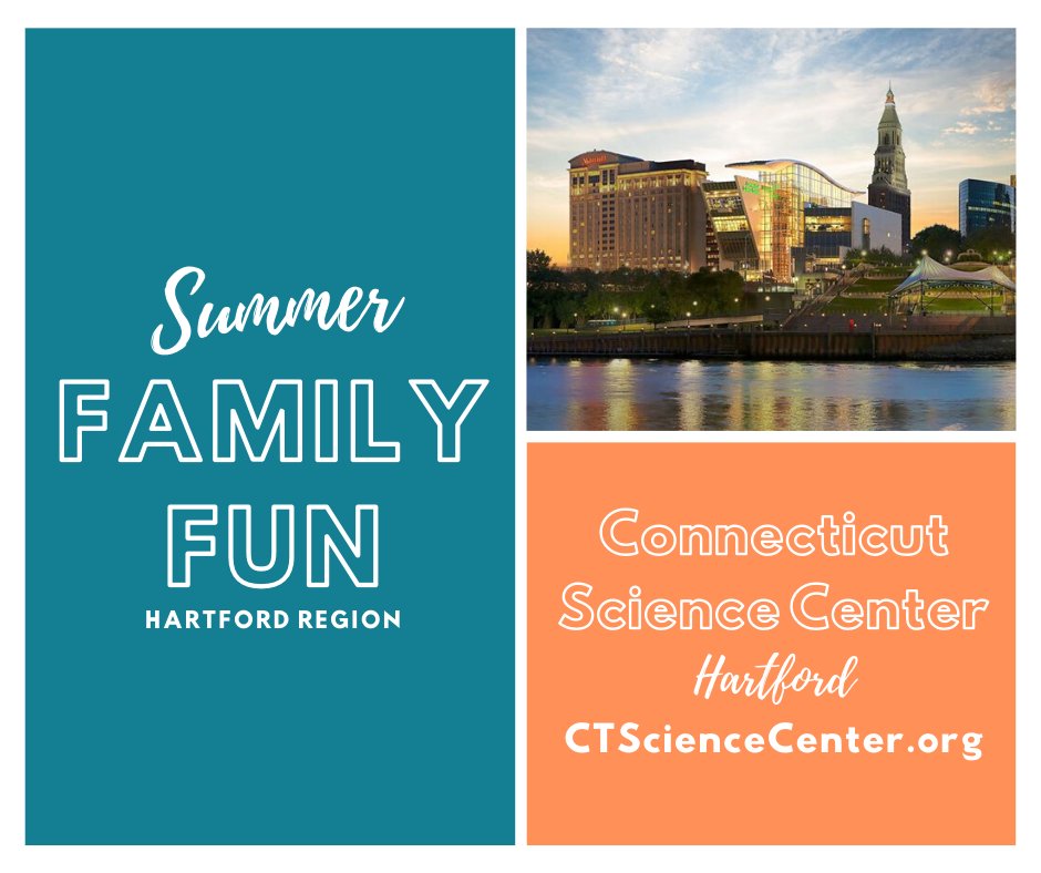 CTOldStateHouse's tweet photo. Summer fun isn't cancelled! Have a staycation and explore what home has to offer. Cool off at the @CTScienceCenter this summer now that they are OPEN! Learn more about the world around you and take in the Maya: Hidden Worlds Revealed exhibit. #CTSummerFun https://t.co/ui4QIjlYp2
