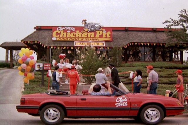 The Clyde Torkle Chicken Pit Restaurant that Stroker Ace cut the ribbon for was located at 875 Smith Street in Jonesboro, Georgia. It was actually a Burger King and the original building was torn down in 2016.