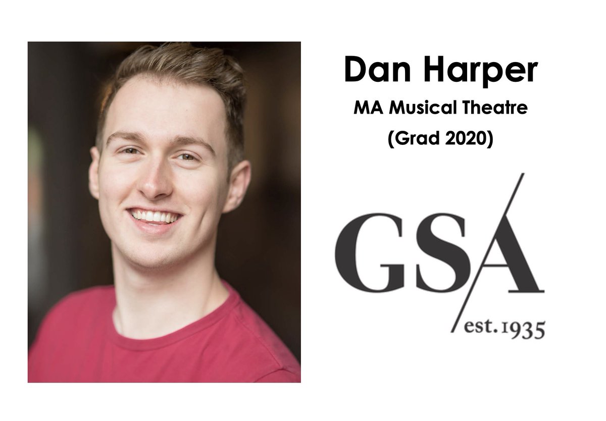 Dan Harper 

MA Musical Theatre Graduate, 2020 (<a href="/The_GSA/">GSA</a>). Dan is currently represented by <a href="/RSmithAssociate/">Russell Smith Associates Ltd</a>. 

spotlight.com/5414-7830-6305

Dan’s showreel link: youtube.com/watch?v=8xfsJX…

Please visit the GSA Green Room for showcase information and links (gsauk.org/gsa-green-room)