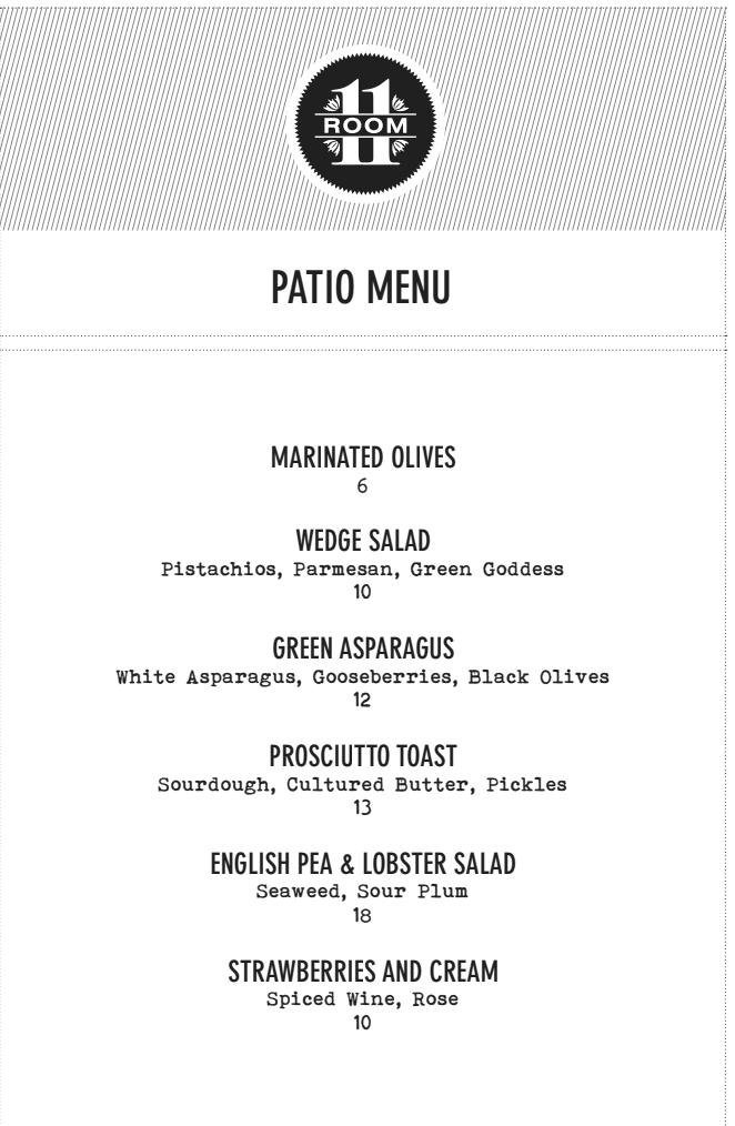Updated #PatioMenu for this week.
