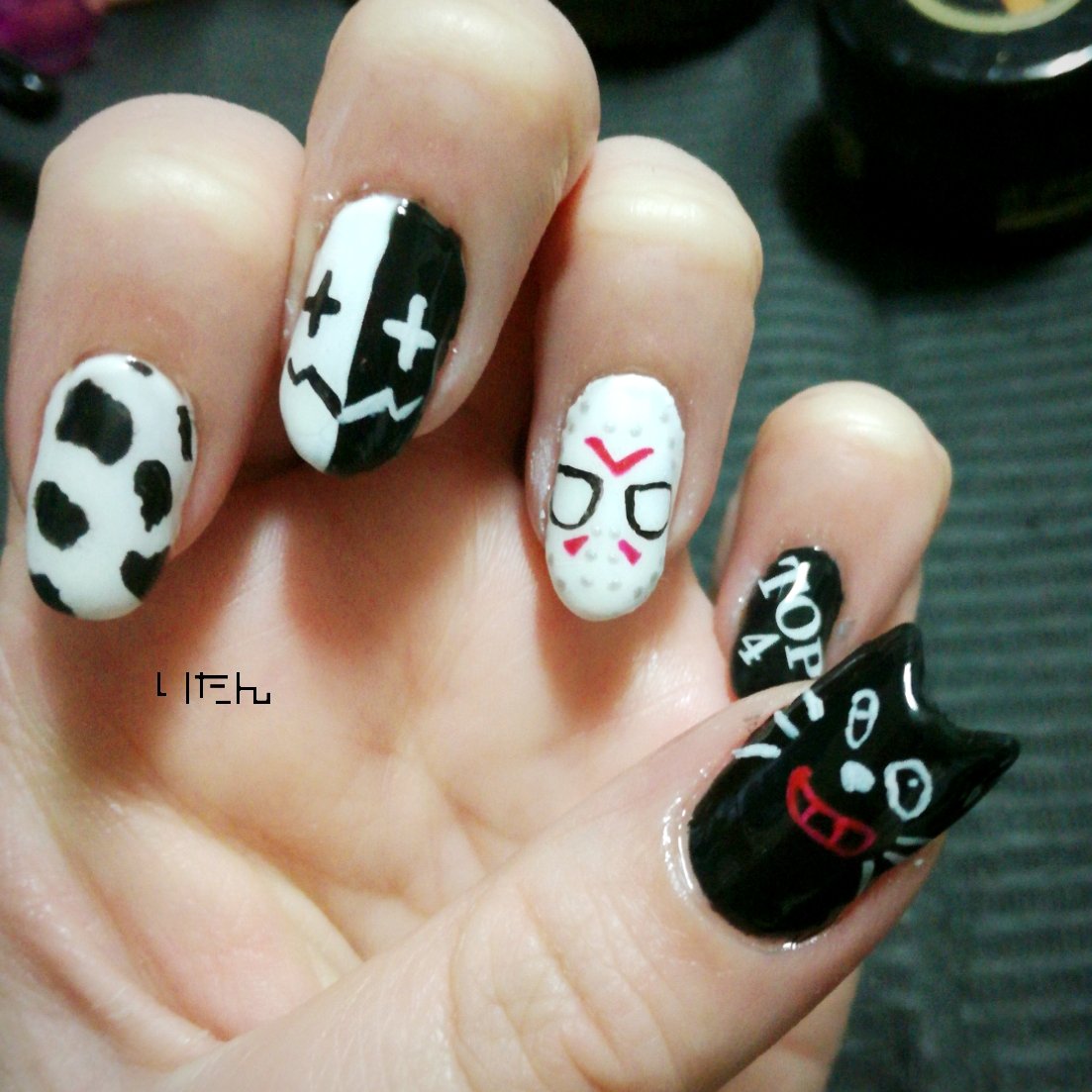 TOP4 キヨ　レトルト　牛沢　ガッチマン　イメージネイル お客様ネイル︎💕︎︎✨️ TOP4 キヨ レトルト 牛沢 ガッチマン 完全