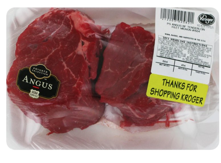 By this definition a med-rare USDA choice tenderloin is probably most “tender" cut you can find anywhere on the shelf.