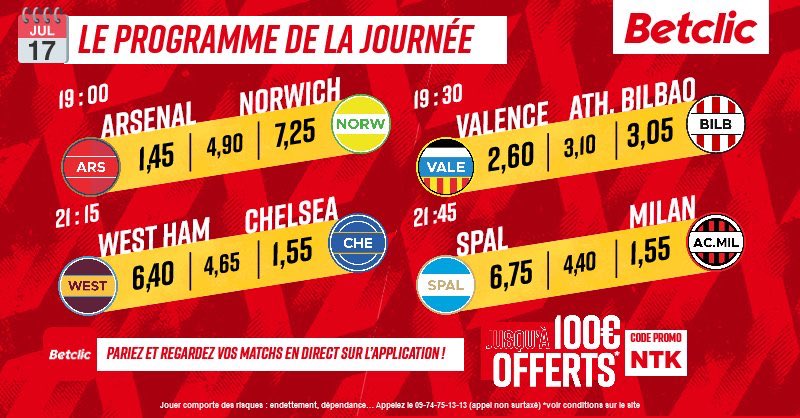 NtkPronos's tweet image. 250 RETWEETS ♻️♻️♻️ et j’envoie

- Mes avis sur les 14 matchs européens (🏴󠁧󠁢󠁥󠁮󠁧󠁿🇪🇸🇮🇹)

- Confiance du jour ! 🥰

- Buteur &amp;amp; Combi fun 👟

C’est partie juillet commence ! 🥰😍

BOMBARDER LES RETWEETS ♻️