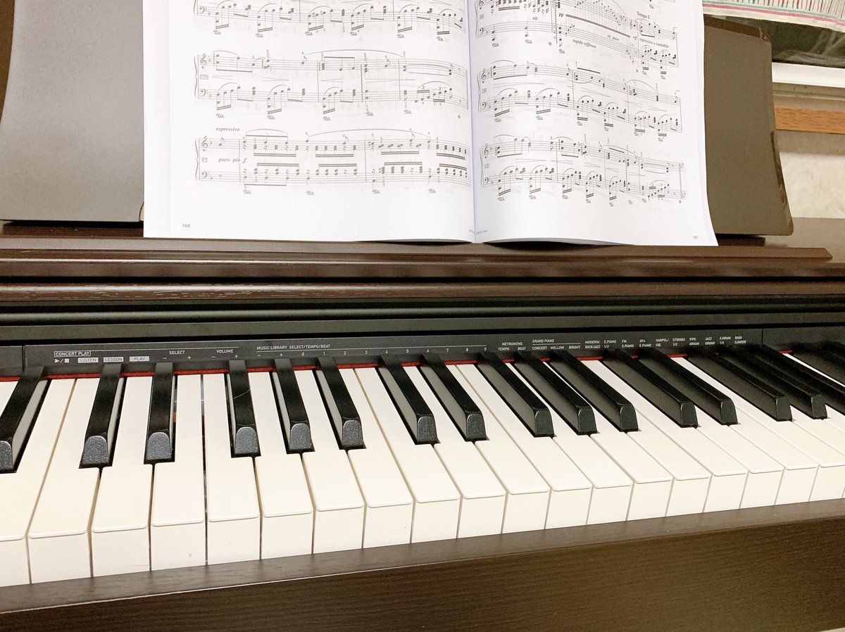vv0052's tweet photo. 娘と折半で電子ピアノ買った🎹✨
えぇ勿論、かてぃんさんをはじめ最近活躍中のピアノYouTuberに影響されましたとも😘 お手頃価格の #CASIO #Privia #px770 楽しい💕 https://t.co/MYqYKXlYa2