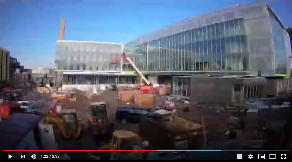 Ballingerae's tweet image. The Fascitelli Center at @universityofri wasn&apos;t built in a day...but you can watch its construction in under 3 minutes: buff.ly/2YOfMUf #construction #academicdesign #highereducation