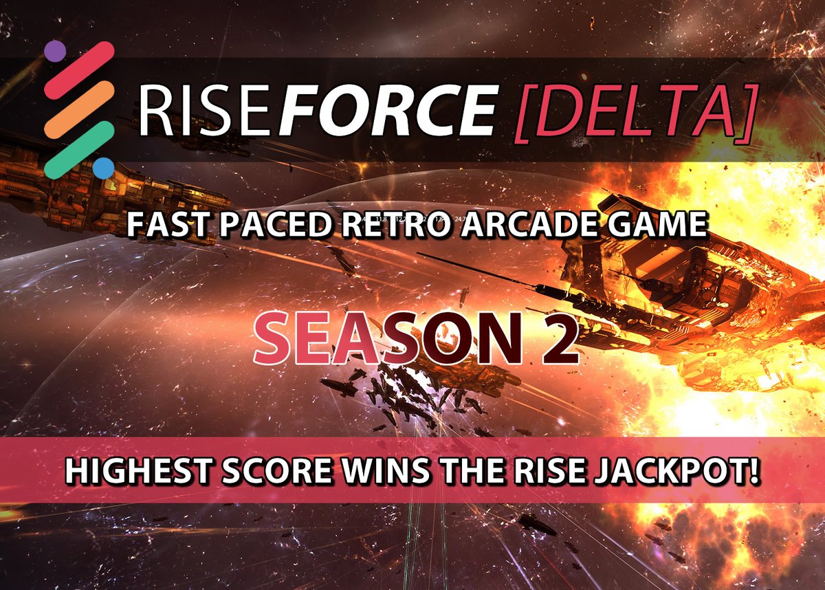 Introducing RiseForce [Delta], an addicting ultra fast retro arcade game using #RISE Blockchain. We're giving away 50 RISE (10 Game Credits) to new players! Get the highest score and win the jackpot! Find out how: phoenix.rise.vision/riseforce/