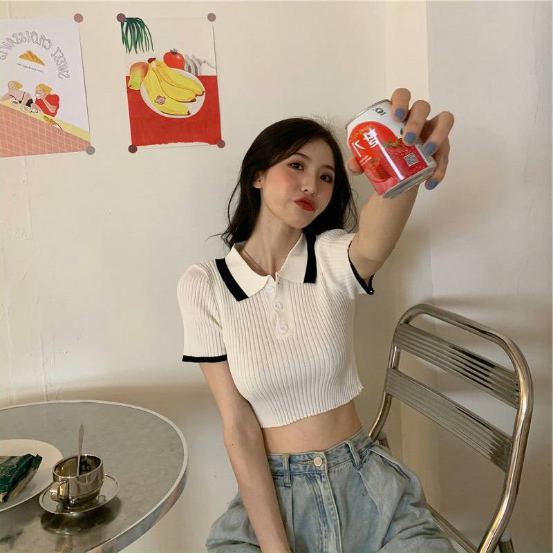 fouruclothes's tweet photo. ♡ งานนำเข้าพร้อมส่ง 150-. 🍿✨ ⁣⁣
🦋 เสื้อครอปโปโลสีสด ☔🌈
⁣⁣/ ผ้านิ่มยืดได้เยอะ 

🌼 ยาว15" อก25-50"⁣⁣
⁣⁣
#เสื้อผ้าสไตล์เกาหลี #เสื้อผ้าแฟชั่นเกาหลี #เสื้อผ้าเกาหลี #เสื้อผ้าพร้อมส่ง #เสื้อผ้าแฟชั่น https://t.co/3Mz8NLZ4ND