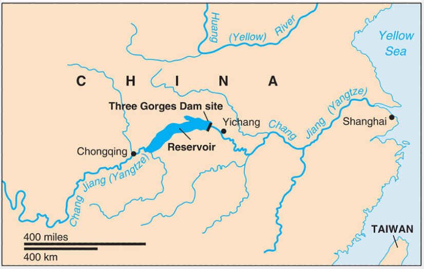 7/1/2020 - Projected rainfall 30-days near ( Three Gorges Dam ) It's not about water currently in resevoir but cumulative amounts entering streams and waterway from surrounding region.