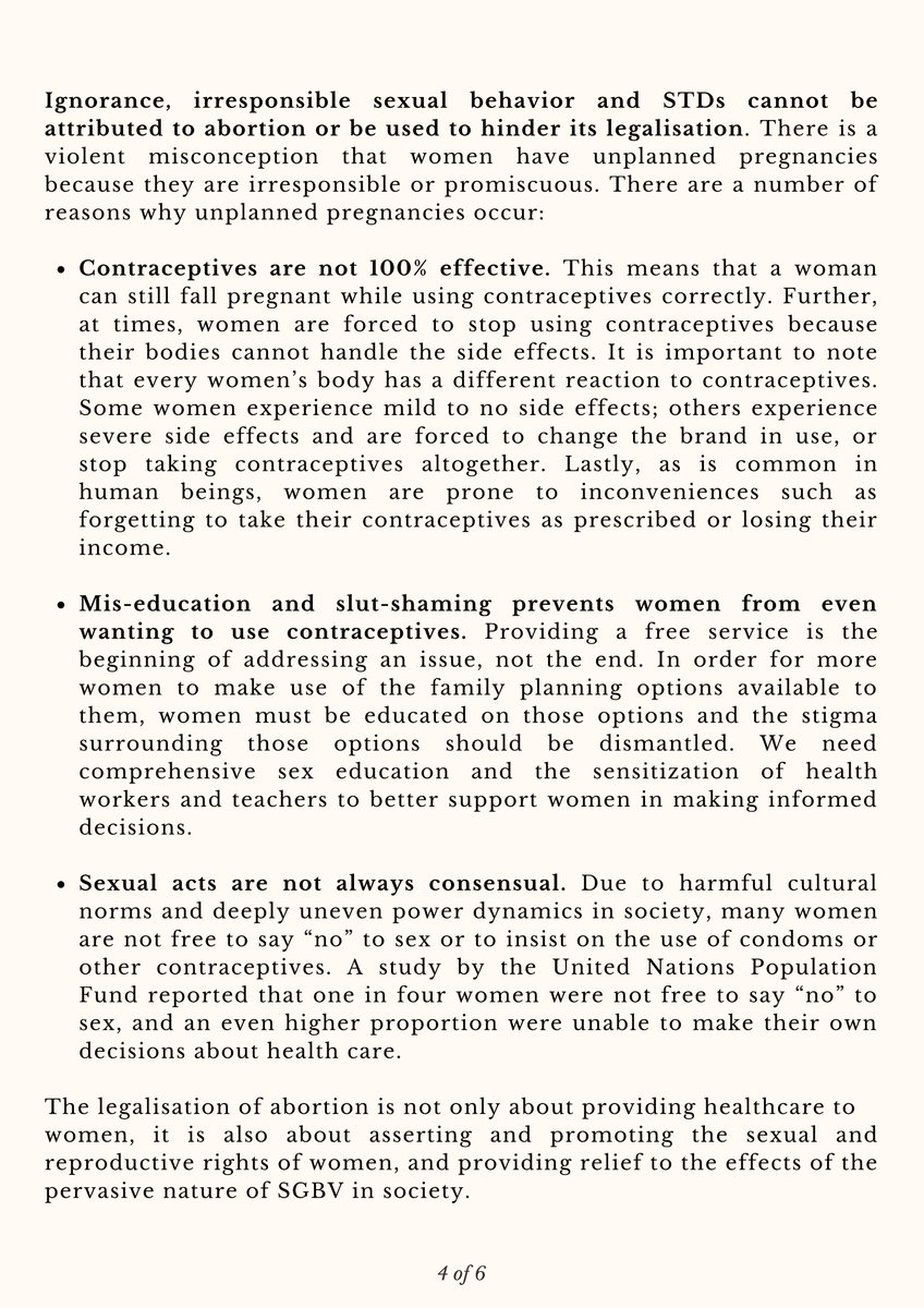 Please find our official position on the #LegalizeAbortion #LegalizeAbortionNA debate: 

1/2