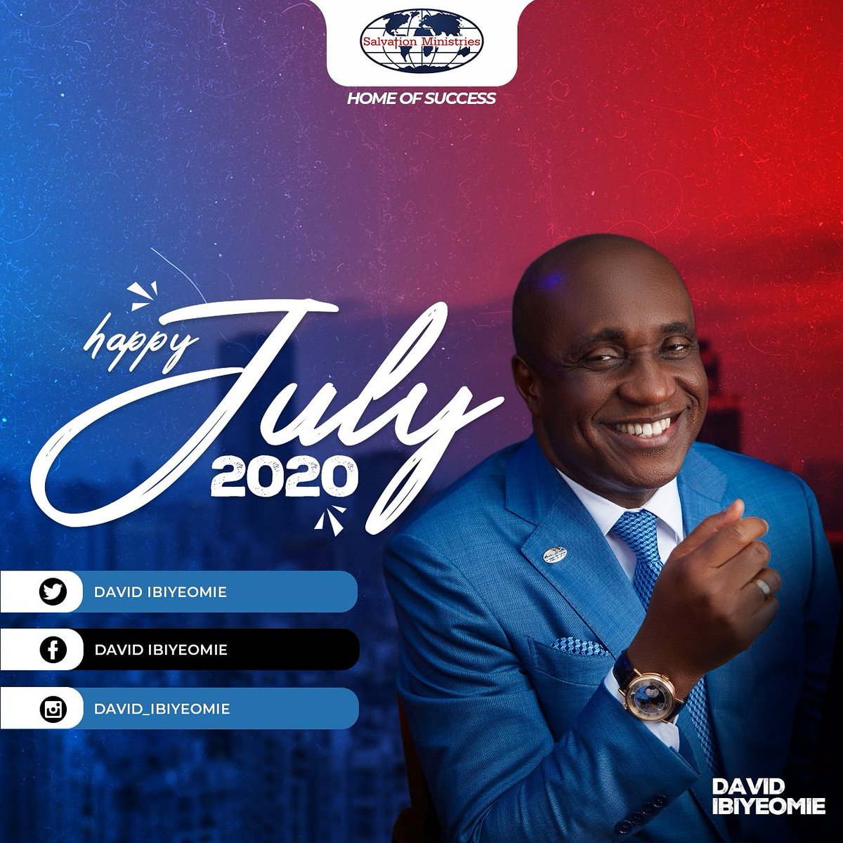 DavidIbiyeomie's tweet photo. In this month of #July evil shall be far from you and your #family. You will not have any reason to grieve this month and beyond. You will enjoy peace and the full benefits of salvation shall be delivered unto you in Jesus Mighty name.
#Greaterglory https://t.co/ttcaxrTwyF