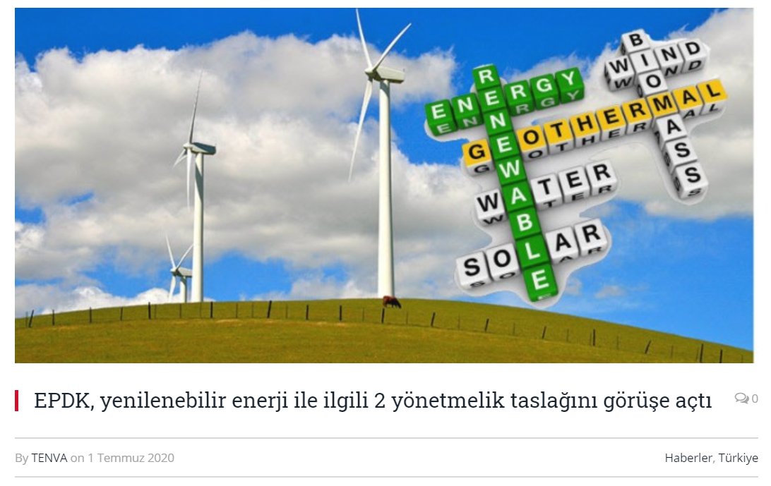 TENVA_'s tweet photo. EPDK, yenilenebilir enerji ile ilgili 2 yönetmelik taslağını görüşe açtı.
https://t.co/SC7u8HGPfG #enerji #yenilenebilir #epdk #mevzuat #tenva #EnerjiPanorama https://t.co/akvx2Jxmr5