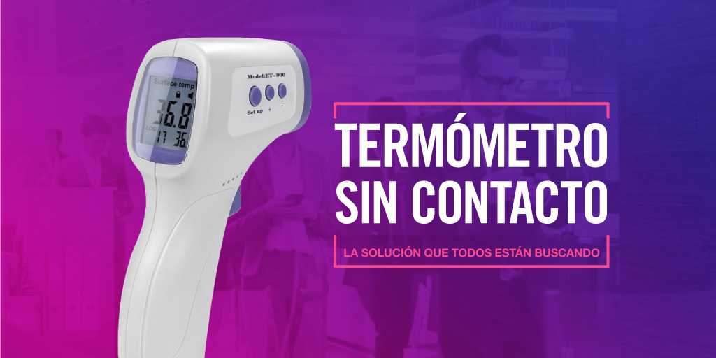 aircomputers's tweet photo. 🌡Termómetro sin contacto 🌡
Es el momento de ofrecerle a tus clientes un método preventivo súper práctico, que además, genera rentabilidad para tu negocio ¡aprovechá!
#PromoTermometro #TermometroDigital
#mayoristaIT #tu1eraopción #tecnología
+ INFO ➡️ https://t.co/FgXTRxyTIq https://t.co/0D5VYkT4AI