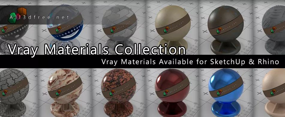 rhino advanced vray material library