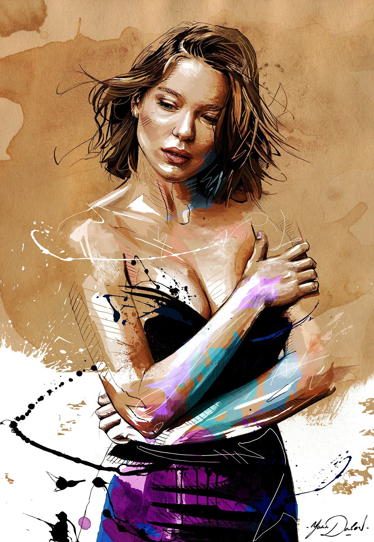 Happy Birthday Lea Seydoux. This beautiful artwork is by 