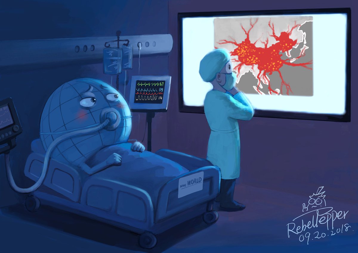 RebelCartoon's tweet photo. China is the cancerous tumor of the earth. https://t.co/HWGQ0YqPcj