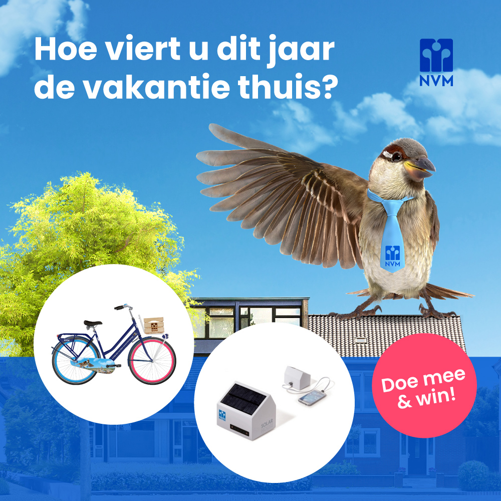 NVM_Groningen's tweet photo. Stuur je vakantiefoto's 2020 vanuit huis, tuin of balkon en win één van de prachtige prijzen!
Per week 2 x NVM Solar powerhouse of een unieke NVM fiets aan het einde van de actie.
Inzenden kan via de Sociale Mediakanalen of per e-mail: secretariaat@nvmgroningen.nl https://t.co/y3mADwfDJl