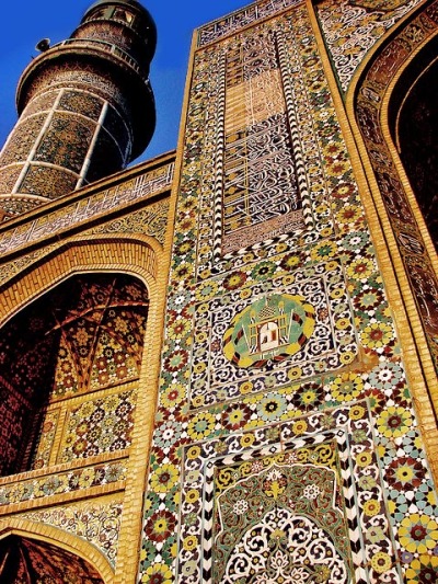 Intricate Perso-Islamic calligraphy. #Herat´s Fridays Mosque.  #Khorasan