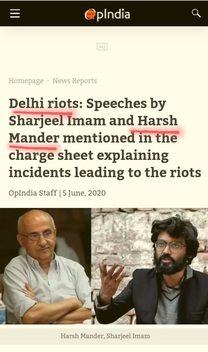 5/5Now let it Sink ina)Key UPA NAC Member "Harsh Mander", accused in Delhi Riots & b) "Amrita Singh" , Daughter of PM Sh Manmohan Singh work for Organisation funded by Palestine supporter,Jewish&Hindu Hater George SOROS who wants to Destabilize India & PM Modi.They r Evil !