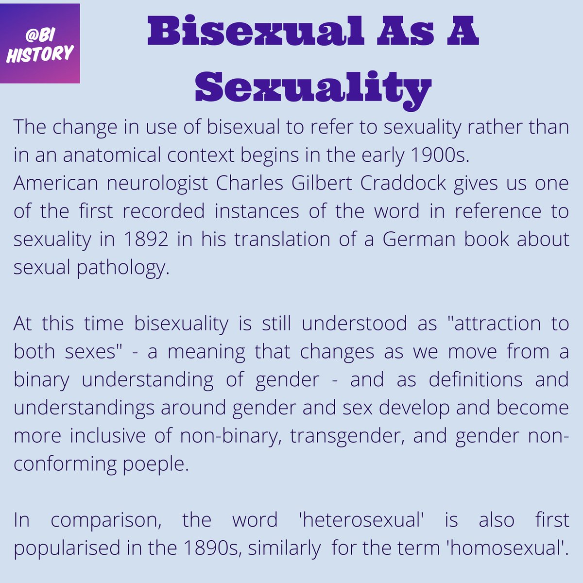 Where does the word 'bisexual' come from?