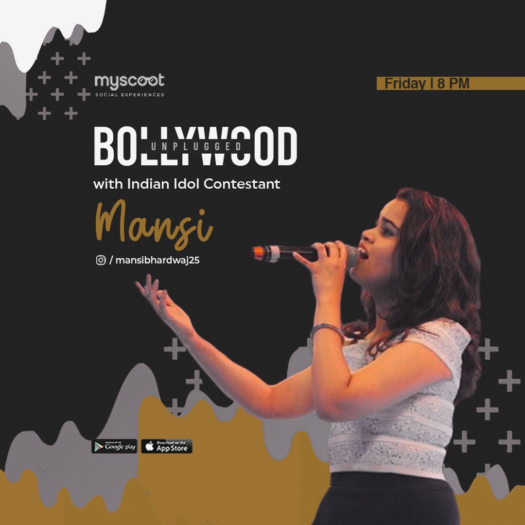 mansibhardwaj25's tweet image. Hey guys!❤️
I’m hosting an event with #MyScoot ,this Friday (i.e.3rd july), 8pm. So, there’s gonna be music , followed by some fun games and lots of interaction in that session. It’s gonna be a paid session of Rs. 100/- only.
Go book your slots now -
bit.ly/2YB49A9
