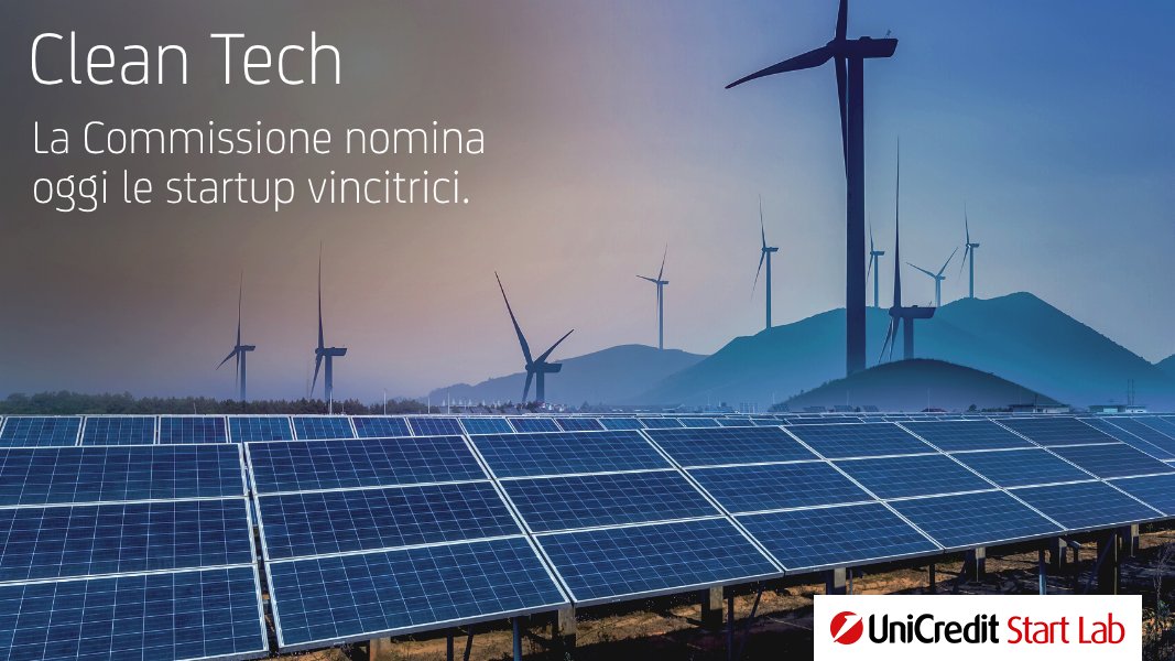 UniCredit_IT's tweet photo. #UniCredit4Innovation: si riunisce oggi la Commissione #CleanTech di #UniCreditStartLab. Ecco le #startup finaliste: @GES_greenenergy, @marchingeniolab, @iTES4pcm, @LTEnergyGroup1, Midori, @ReiwaEngine, Serranova, Smart Mold, Switcho e Veil Energy. https://t.co/7UYuFwS2hC https://t.co/RKxSmmd27i