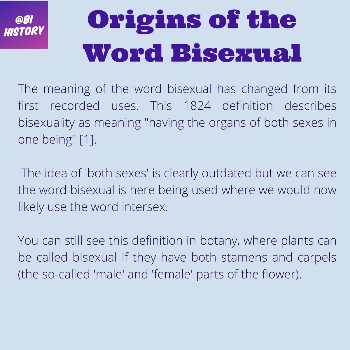 Where does the word 'bisexual' come from?