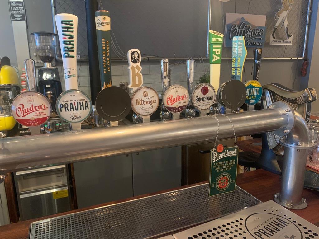 WHAT WILL BE SERVING ON DRAUGHT THIS WEEKEND

A slightly reduced offering than normal - but still something for everyone 

Budvar
Pilsner Urquell
Pravha
Bitburger
Guinness 
Atlantic
Budvar Dark

As well as this we have an extensive bottle selection 

#happytoseeyouagain #alty