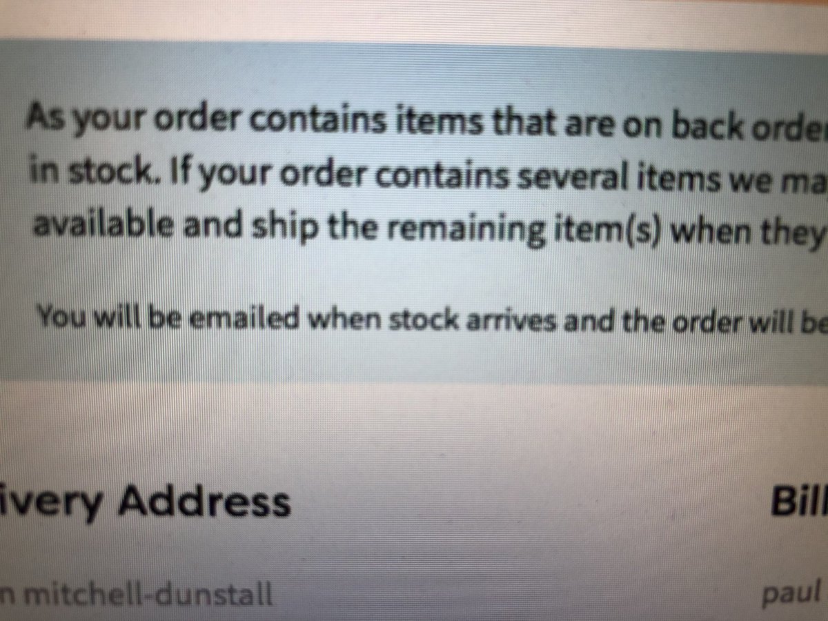 _ROISIN_'s tweet photo. @Victorianplumb HELP - just made an order to find out that AFTER PAYMENT TAKEN - the item is not in stock !!!! NOT GOOD!! https://t.co/JNzEbHZXtt