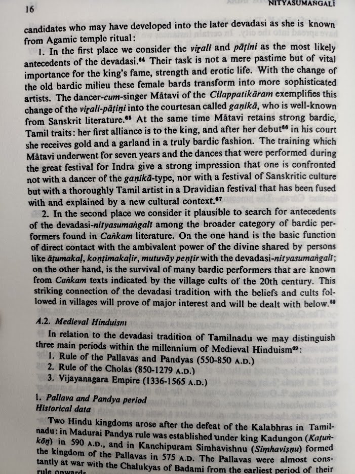 The Journey of Dev-Dasi (Servant to God) can be segregated into three major period, as Southern region has converged with Northern region differently during these periods.1. 100BC-600AD : Classical2. 600AD-1600AD: Medieval3. 1600 AD-1947 AD Tanjore courts & subsequent5/n