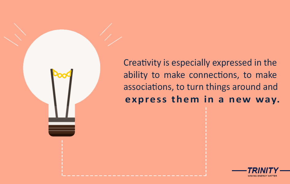 trinityenergy_'s tweet photo. Creativity is especially expressed in the ability to make connections, to make associations, to turn things around and express them in a new way.
#quoteoftheday #creativity #energy #trinityenergysystems https://t.co/mH3TVBLXrR