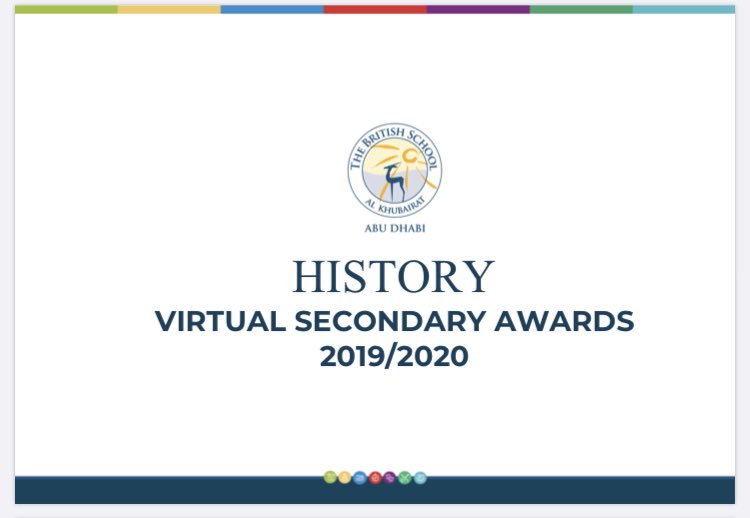We would like to congratulate all the winners of the History Awards 👏🏻 The History Department are so proud of our students after a very challenging year. #TeamBSAK #BSAKHistory #OnlyatBSAK #DistanceLearning