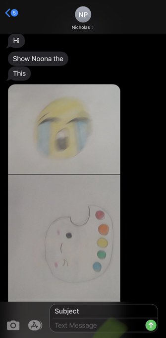 Y'all my cousin randomly sent me his drawings LOOK AT THEM ? 
