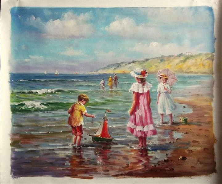 AndyGallerys's tweet photo. Children Playing on Beach.
Kinder spielen am Strand.#oilpainting #germalde #графика #картина #drawdaily #artistoninstagram #artoftheday #realisticpainting #imaginationarts #figurepainting #figurativeart #Strand #UKGiftAM #UKGiftHour #CraftBizParty #handmade #giftideas #Decorative https://t.co/U3pVCziKZt