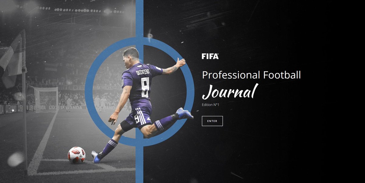FIFAcom's tweet photo. FIFA Professional Football Journal available online today! 

New publication features global football insights, interviews with top executives, and the fallout of COVID-19 for the game.

👉 https://t.co/pFcyAfwRO2 https://t.co/GwYhzW4hk4