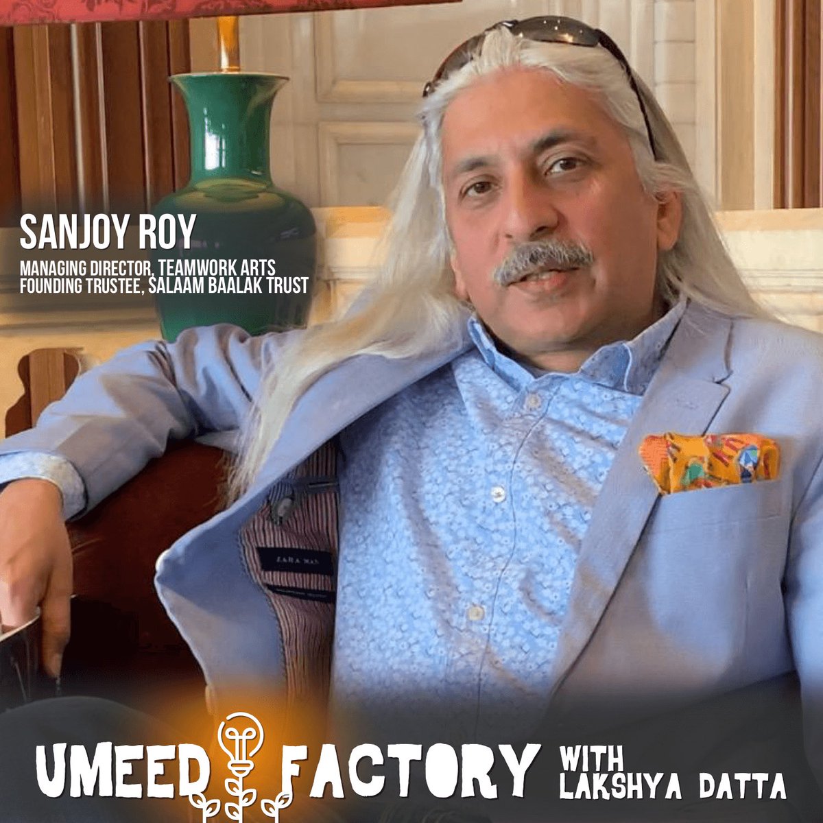 Launchora's tweet photo. Listen: https://t.co/9mXVcHbxRK

In episode 1 of @UmeedFactory, @LakshDatta talks to @SanjoyRoyTWA about how the pandemic affects street children, artisans and artists - and what we can do to help. #UmeedFactory

@salaambaalakngo @TeamworkArts https://t.co/pYVpXIjTUh
