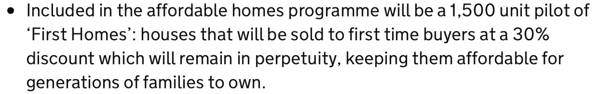As a wannabe first time buyer, I've been having some 'thoughts' about this First Homes announcement yesterday (Please stand by for a thread full of my scorching hot takes).