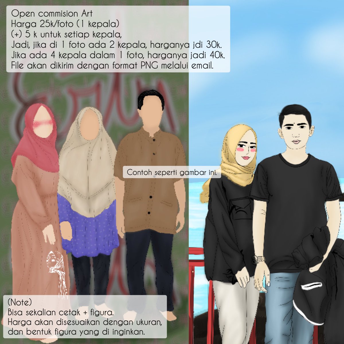_Ayase_EZ_'s tweet photo. Hallo kakak-kakak! Yuk diorder fanart nya.
Bisa untuk kado ulang tahun, atau sbg kartu ucapan.
Mau dicetak juga bisa bgt loh, bisa buat pajangan nih dirumah. Atau sekedar buat ava akun sosmedmu juga bisa bgt. Harganya juga murah, dan InsyaAllah hasilnya gak kan mengecewakan. https://t.co/XVEjQfJ8lB