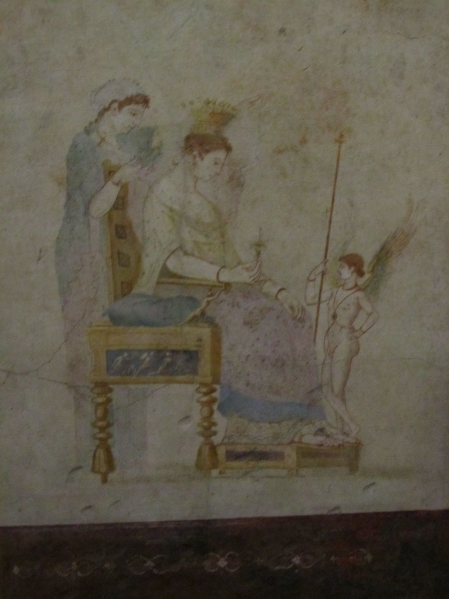 But not only the Emperor had a beautiful  #house in  #Rome:the  #FarnesinaHouse,along the  #Tiber banks, may have belonged to Agrippa&Giulia. Its was decorated by stunning and innovative frescoes and the cielings hosted 3D reliefs in stucco(now  @PalMassimoTerme) 4/12  #MuseumsUnlocked