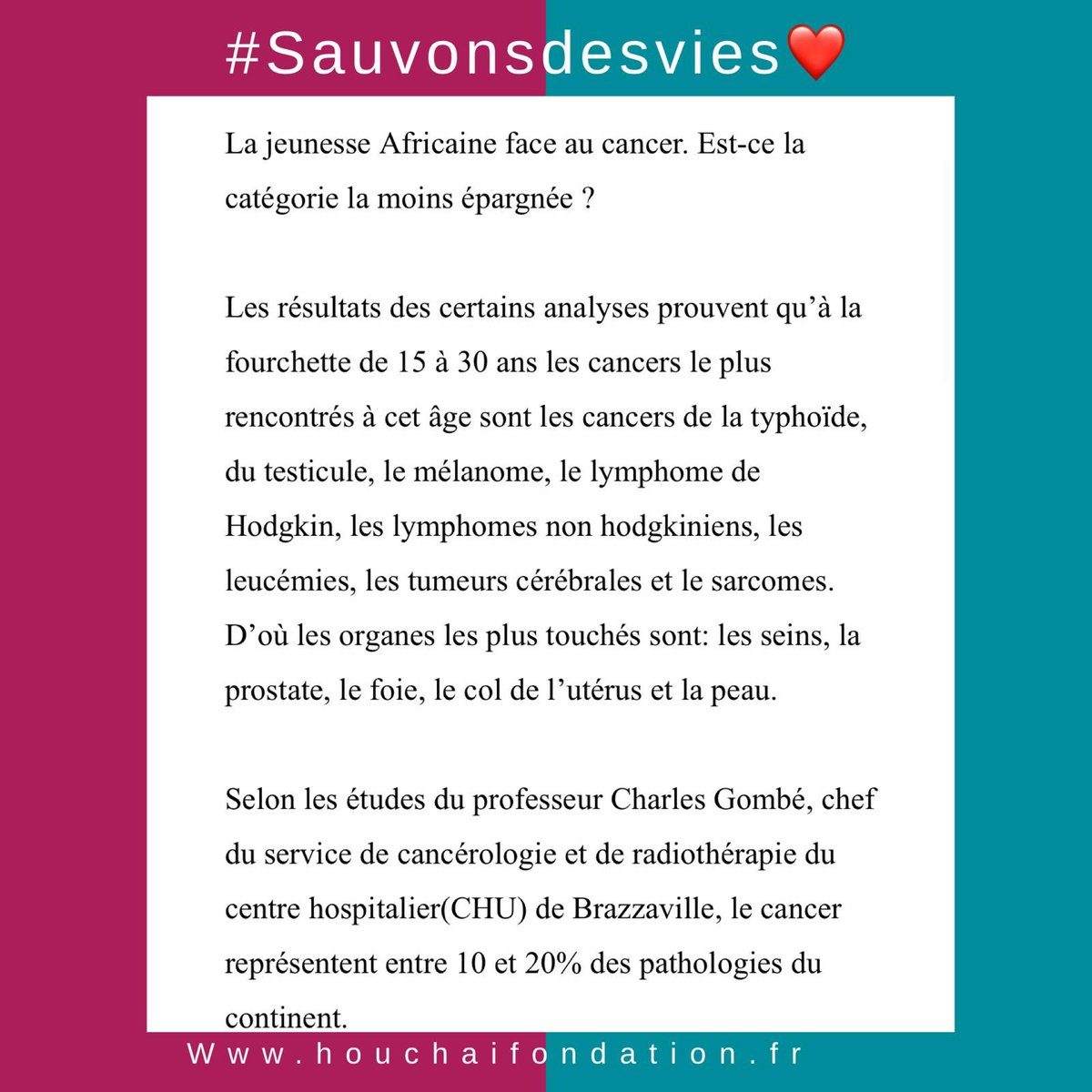 HouchaiF's tweet photo. #Jeunesseetcancer #Parlonscancer #Sauvonsdesvies https://t.co/FQUsZMxLvH