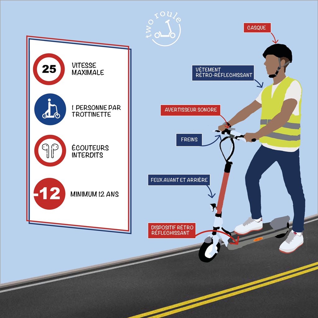 🚨 C’est aujourd’hui que s’appliquent les nouvelles règles du décret concernant les EDPM !

Retrouvez toutes les règles de bonne pratique gratuitement dans notre Guide du Bon Trotteur disponible ici 👉🏻 tworoule.com/bontrotteur
   #EDPM #mobilite