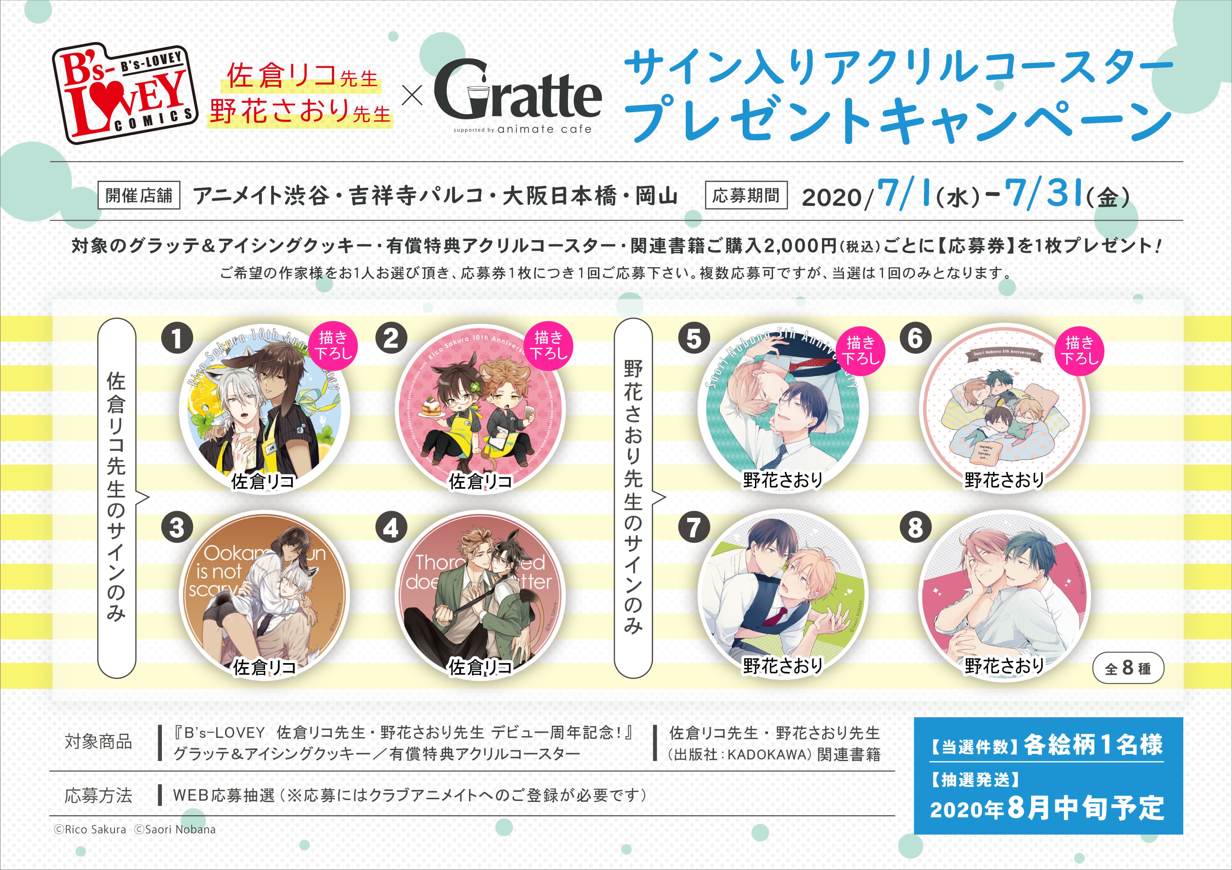 早い者勝ち コースター 佐倉リコイラスト Aグループ アクリルコースター その他