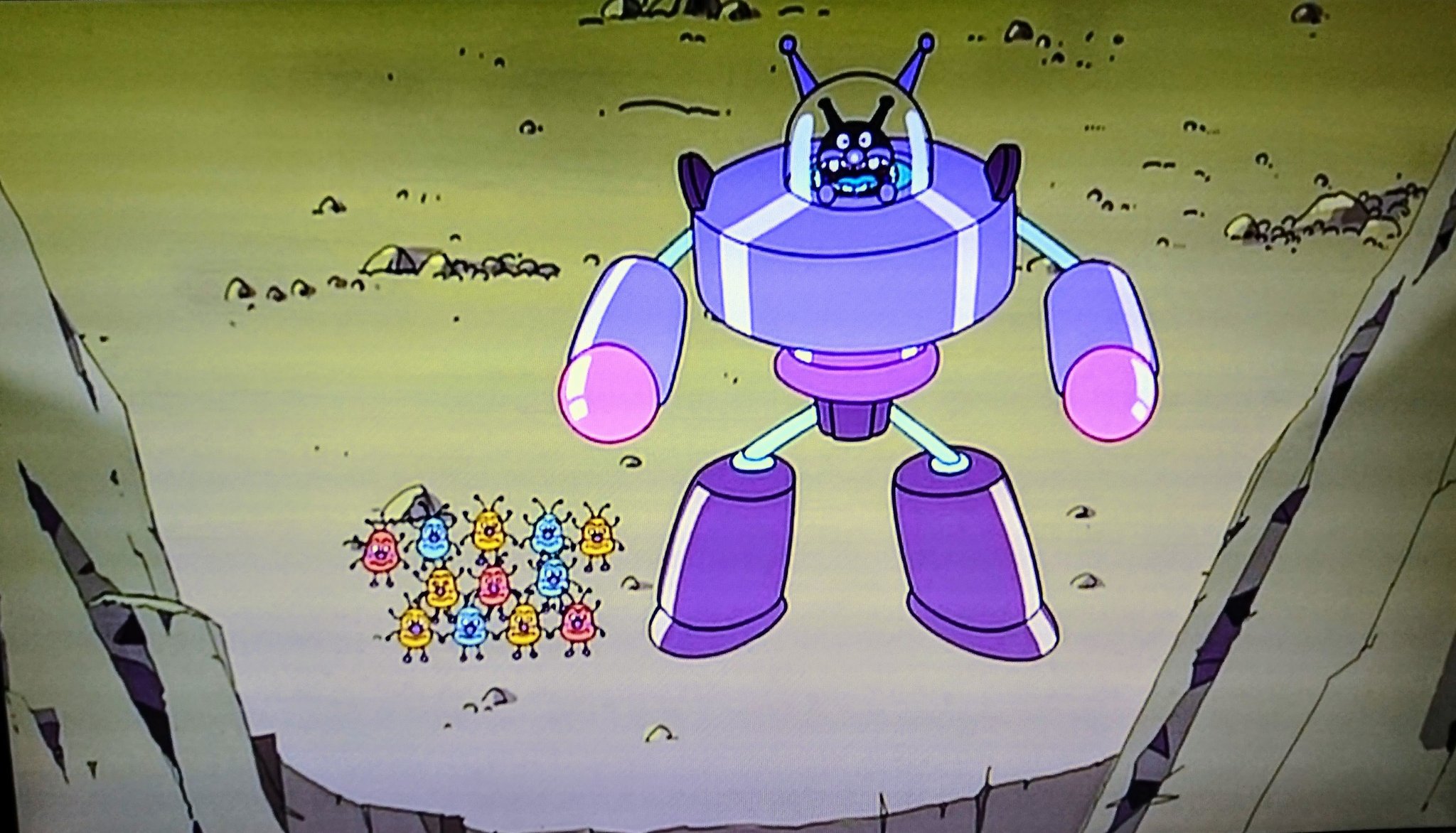 アンパンマン ドキドキバイキンUFO退治 だだんだん もぐりん バイキンメカ