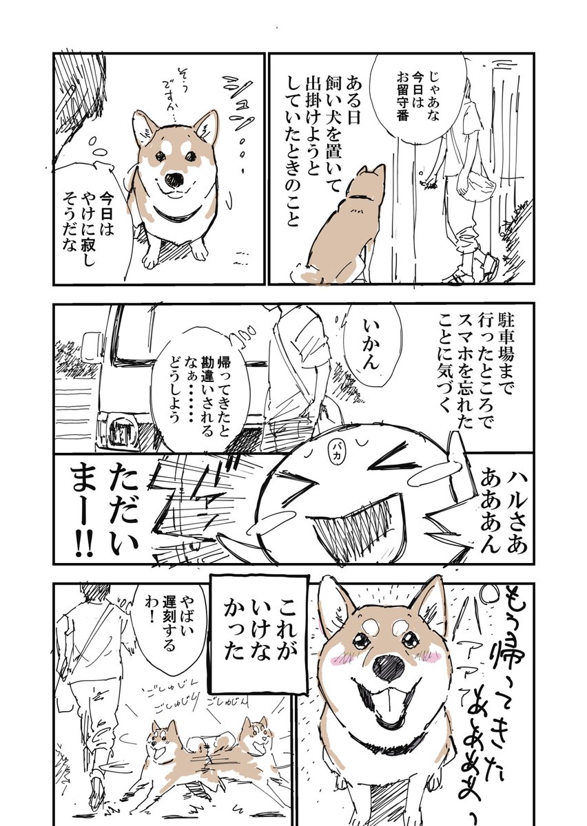 先月おきた出来事
犬に全力で轢かれた話 