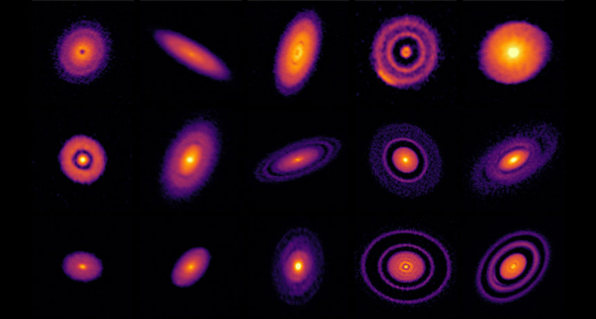 TobiBeuchert's tweet photo. An example of what I will use during public engagement: why do we observe gaps in protoplanetary disks (#DSHARP)? One/more planets? Instabilities? (Bertram Bitsch, Clément Baruteau) Where are sweet spots for planet formation in these disks and how does dust grow? (@katrinros ) https://t.co/wFvCi5xaOp