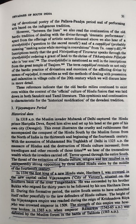 A possible turnaround in cultural change was seen when Mughal invaders invaded Delhi and started massacre of Hindus and destruction of Hindu temples. With the rise of Hindu state in 1336 (Vijayanagar), entire South seems to have influenced by Hindu Culture9/n