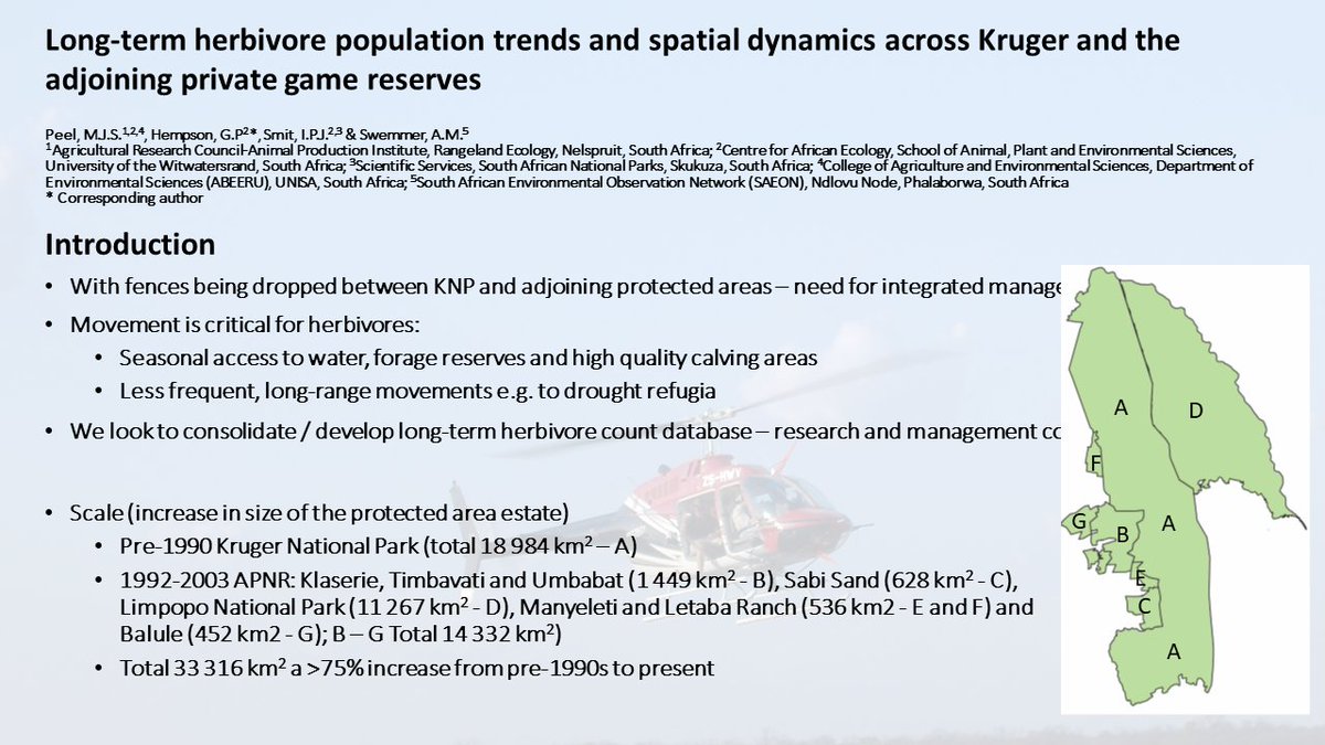 Grasslandsocsa Gssacongress55 Integrated Management Of The Kruger National Park And The Surrounding Private Nature Reserves Depends On Effective Data Collection Interpretation And Use In Decision Making T Co Umhhflgdka