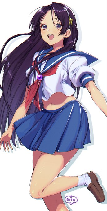 夏アテナ #格ゲーキャラ描こうぜ 