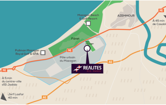 realites's tweet photo. Focus sur le projet "PÔLE URBAIN DE MAZAGAN" de la petite sœur @REALITESAfrique au #Maroc
👉Etalé sur 13 ha
👉176 villas et 156 appartements
👉2 000 m² de commerces
#Multiusage #Intelligencedesterritoires
Plus d'infos : https://t.co/zjHM34N4Dt https://t.co/Bjs6MkOaEO