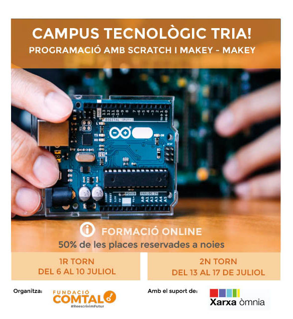 FundacioComtal's tweet image. Molt contents i contentes d&apos;haver sigut finalistes del concurs #BitBotChallenge2020 adreçat a fer propostes de casals d&apos;estiu tecnològics per a infants i joves entre 8 i 14 anys i promoure la presència de #noiesTIC! @xarxaomnia