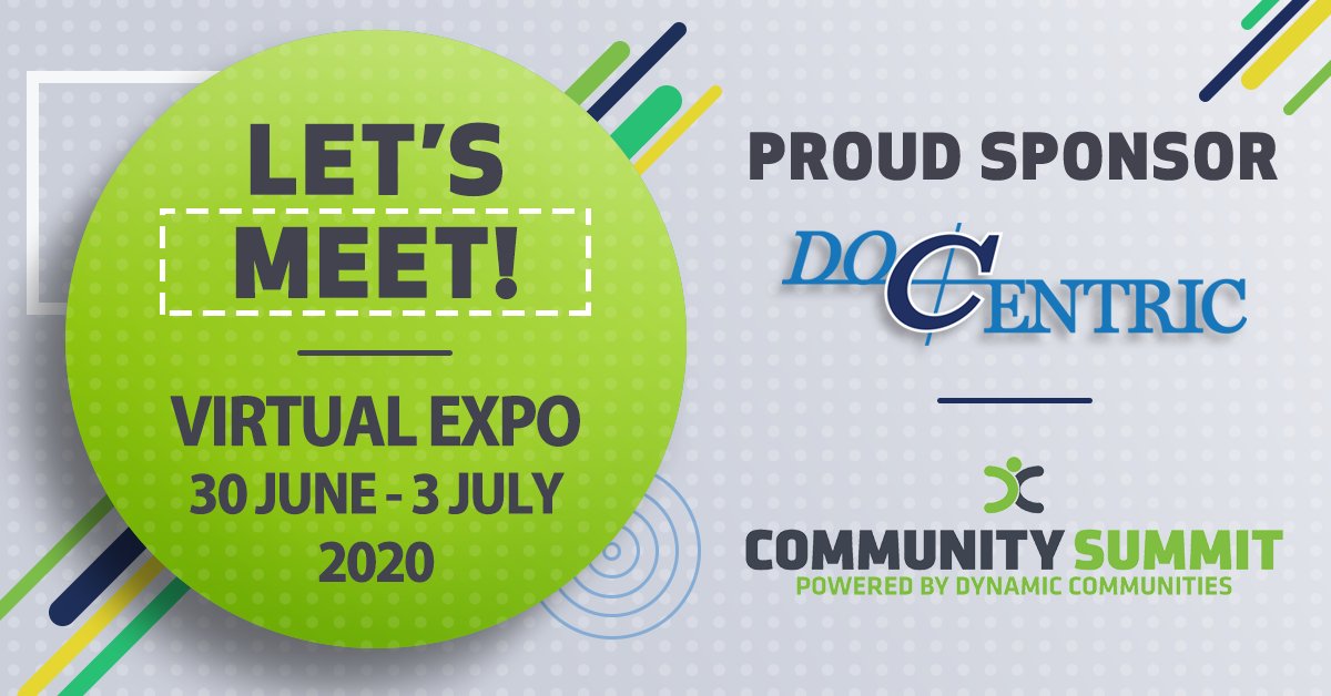 Docentric's tweet image. Check the special offer we prepared for Community Summit visitors. You're gonna love it! Claim it now by visiting our virtual booth at Virtual Expo: summiteu2020.mapyourshow.com/8_0/exhibitor/…
#CommunitySummit #D365UG #AXUG #msdyn365fo #docentric